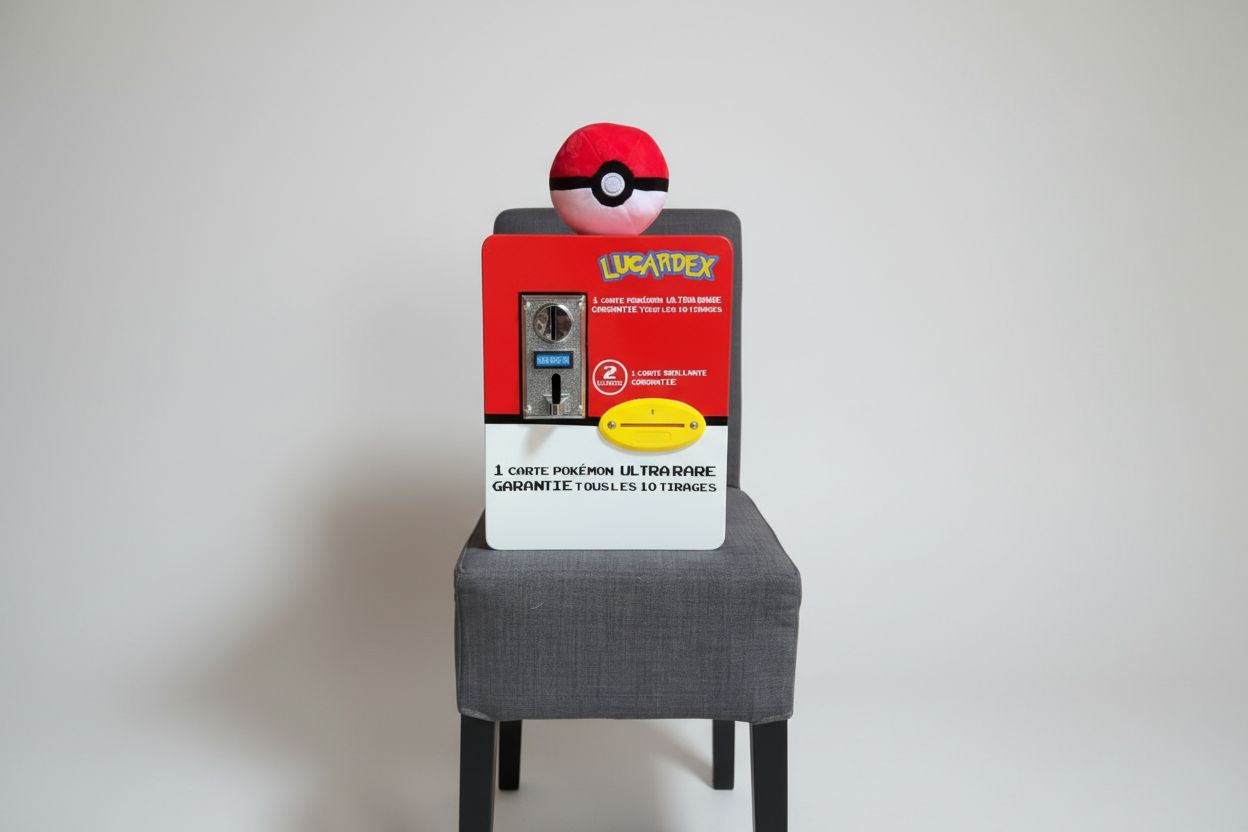 Distributeur compact de cartes à collectionner personnalisable