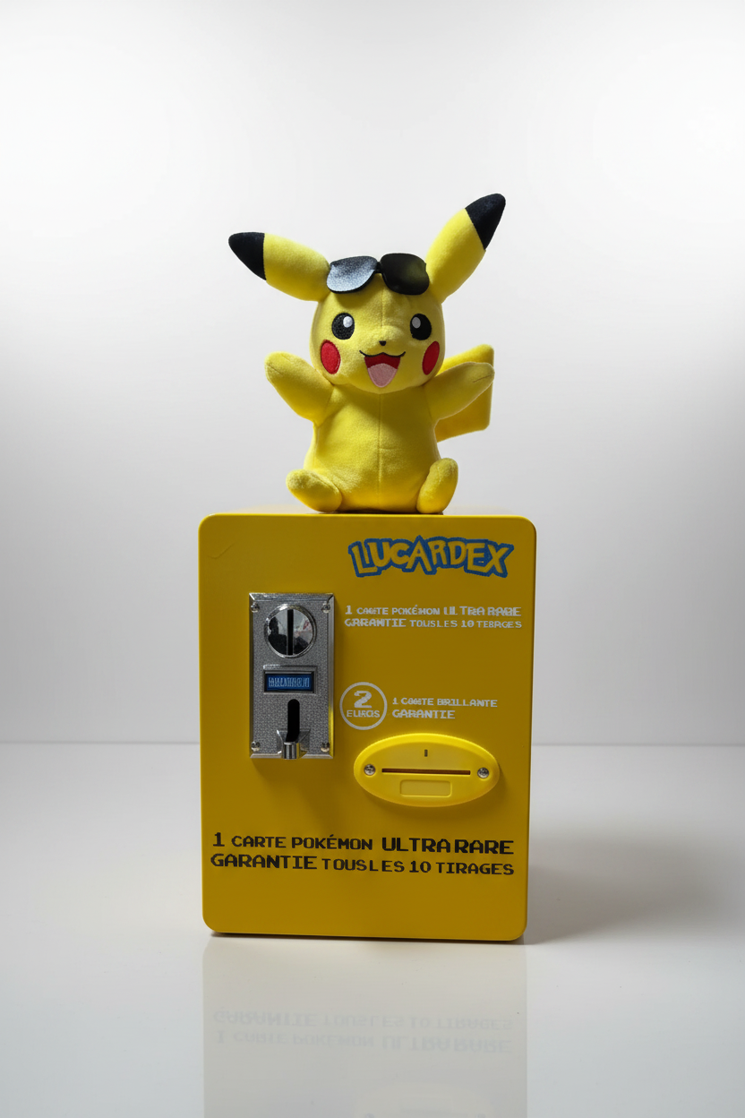 Distributeur compact de cartes à collectionner personnalisable